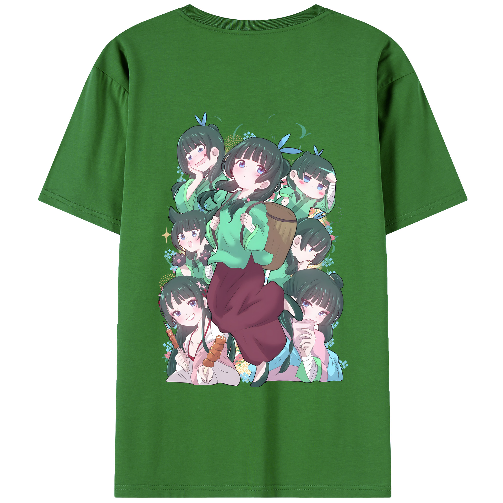 （画像用） 薬屋のひとりごと The Apothecary Diaries レディース半袖Tシャツ(バックプリント)